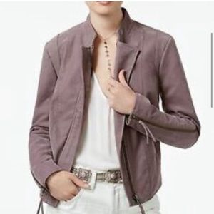 Free People Clean Vegan Faux Leather Jacket 2